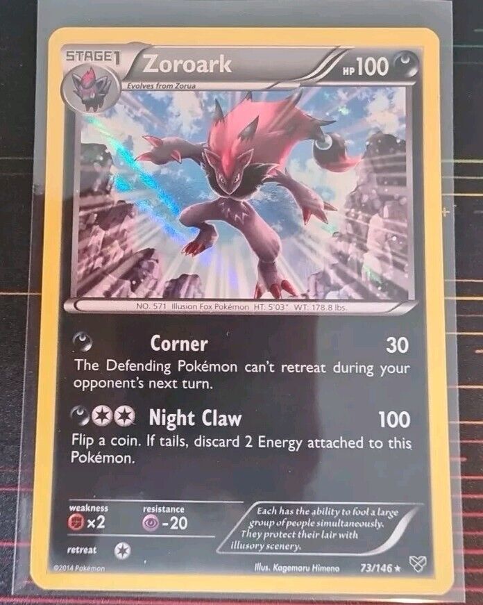 Pokémon TCG Zoroark XY 73/146 Holo Holo Rare