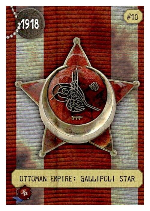 2023 Historic Autographs 1918: End of the Great War #10 Medal Alloy Ottoman Emp 