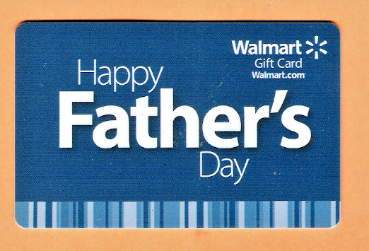 Collectible Walmart Gift Card - Fathers Day - No Cash Value - FD22407