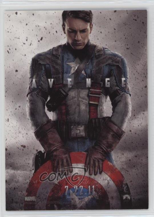 2011 Marvel Studios The First Avenger Captain America Movie Poster #1 8w5