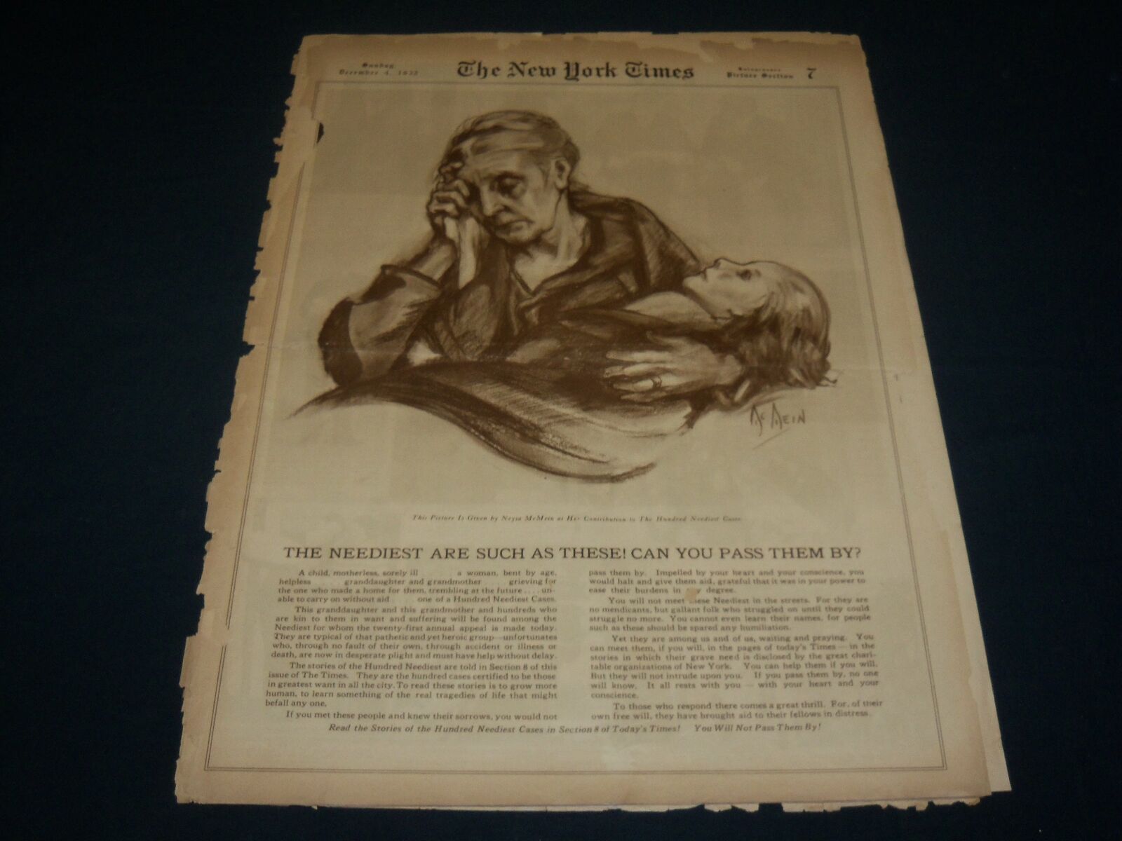 1932 DECEMBER 4 NEW YORK TIMES ROTO PICTURE SECTION - NEEDIEST-MCMEIN - NT 9406