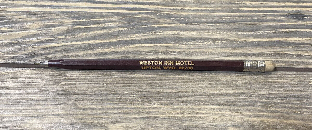 Vintage Weston Inn Motel Upton Wyo Pen with Eraser