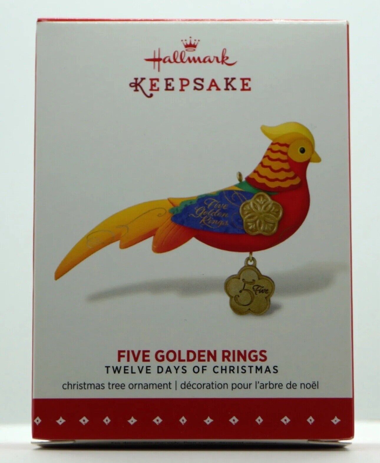 Hallmark Series Ornament  2015 Five Golden Rings #5 Twelve Days of Christmas NEW