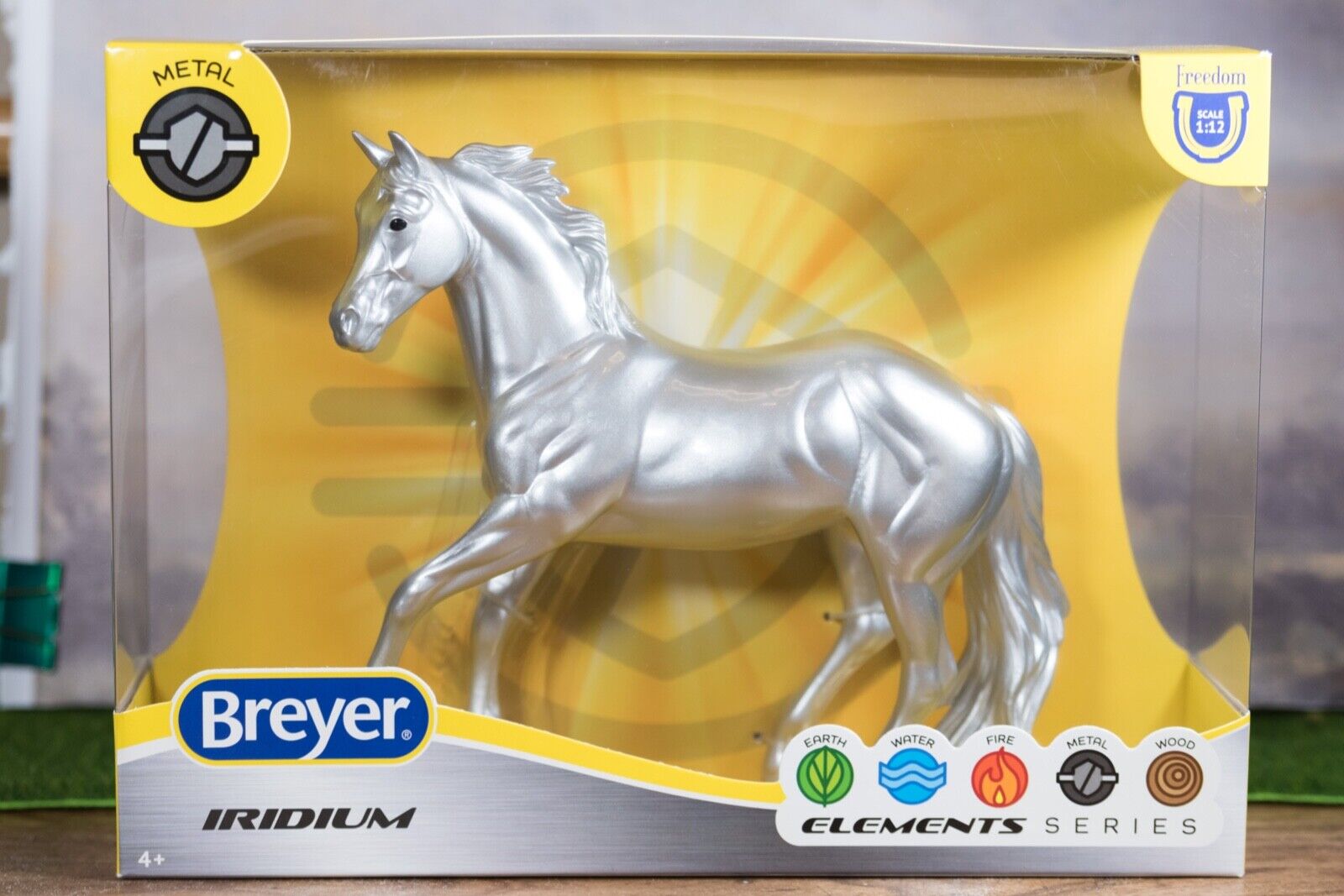 Breyer Horse #10072 2024 Freedom Series Elements Metal Iridium Glossy Silver LE