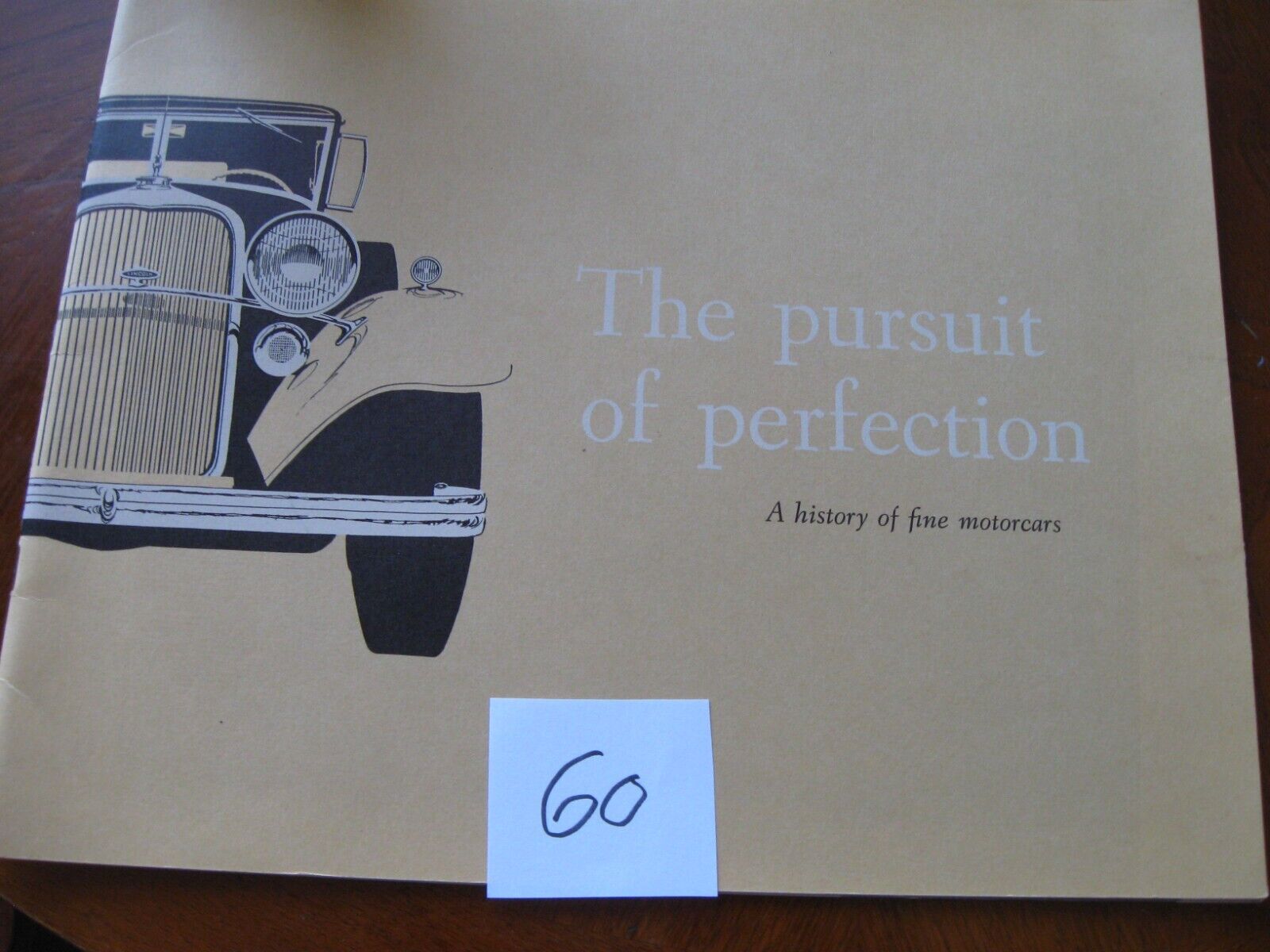 1921-1959 Lincoln Continental Book - Pursuit of Perfection