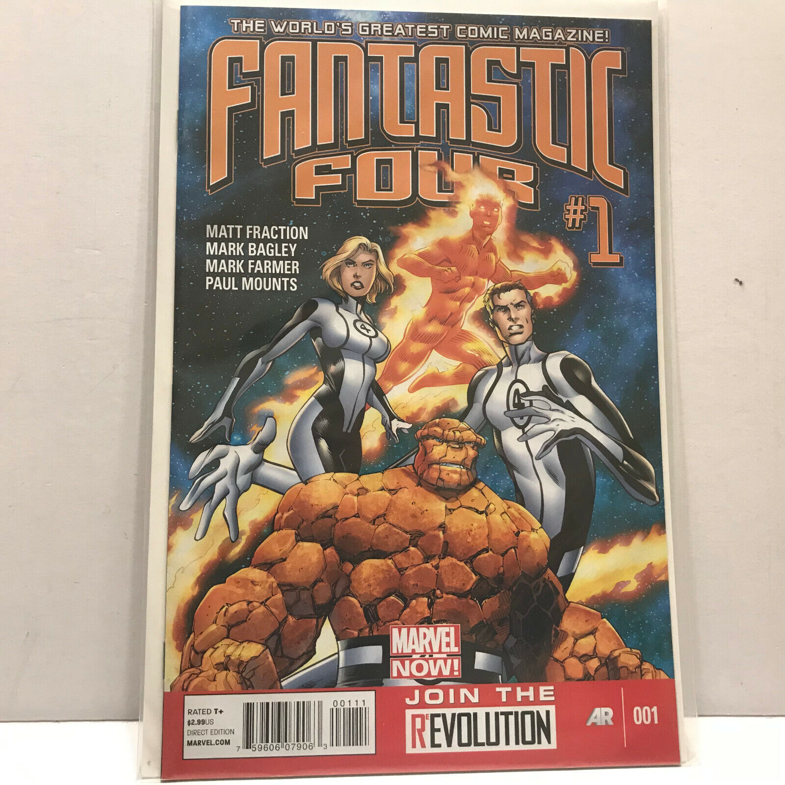 2013 Marvel Now Fantastic Four #1 Comic Book