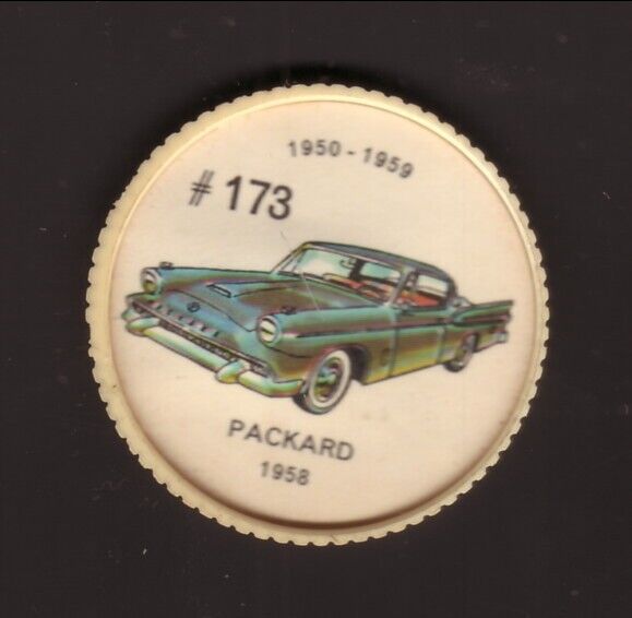 Jello/Hostess--1962 Famous Cars Coin from Canada--1958 Packard