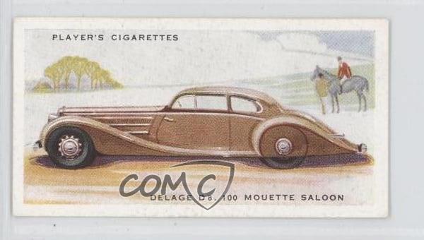 1937 Player\'s Motor Cars Series 2 Tobacco Delage D8 100 #16 0a1