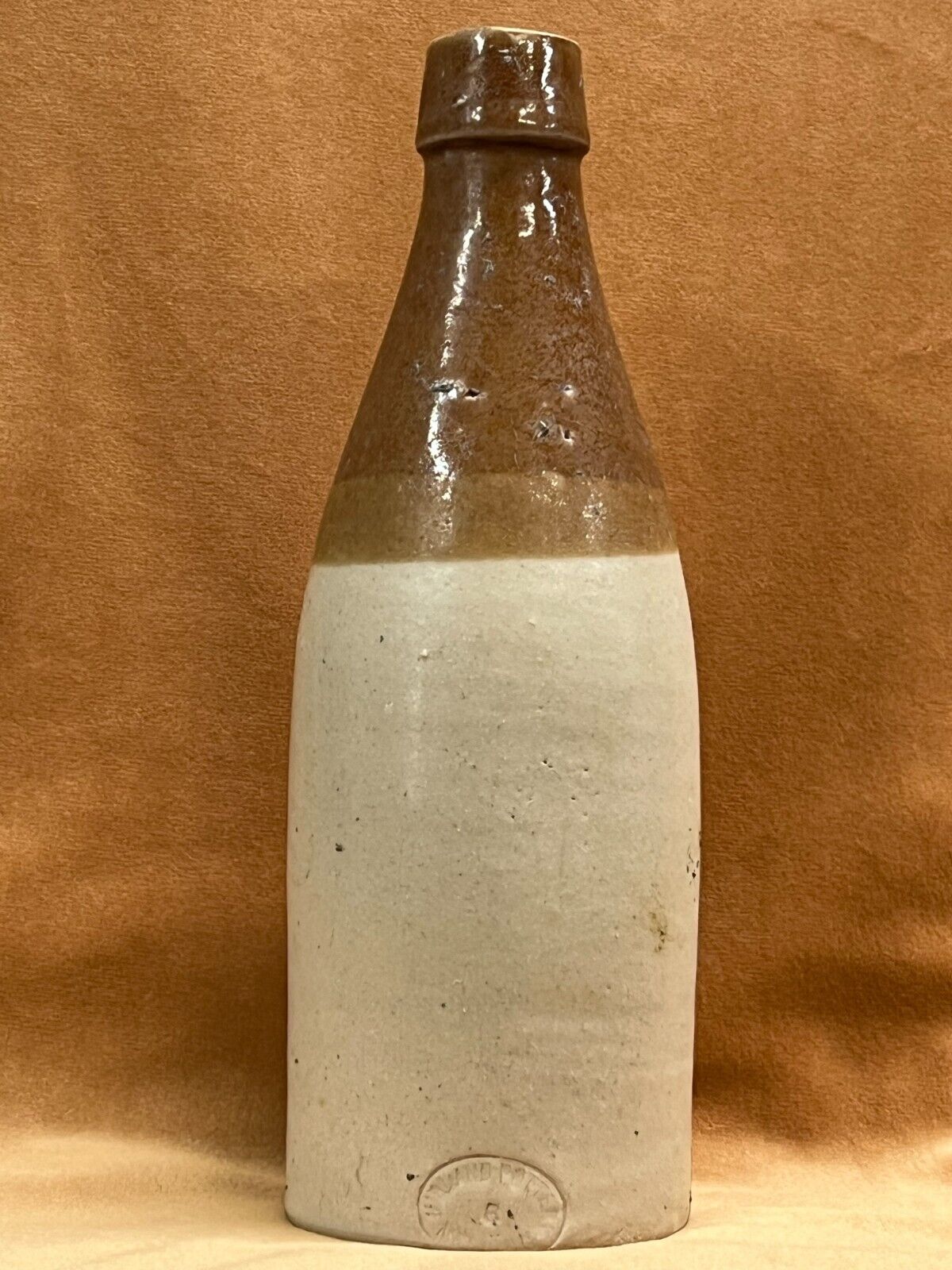 Vintage Stoneware Ginger Beer Bottle