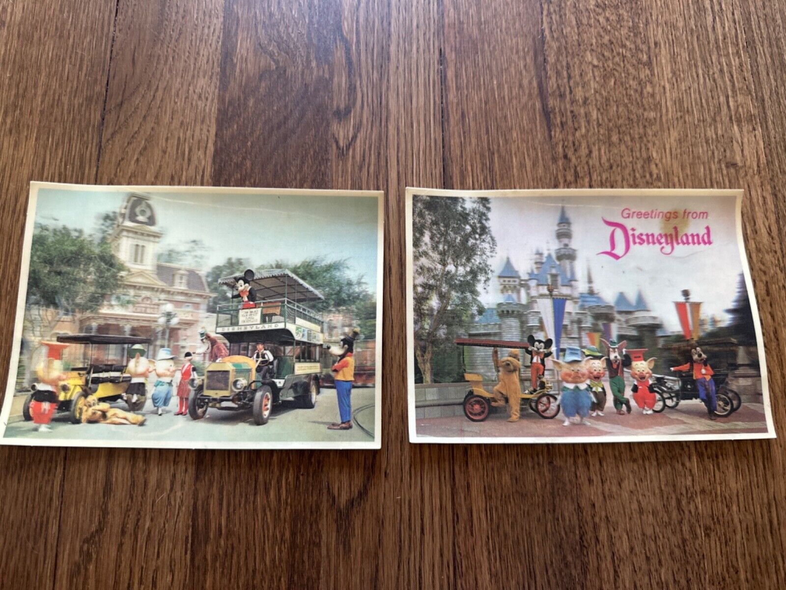 1966 Disneyland 3D holographic postcard