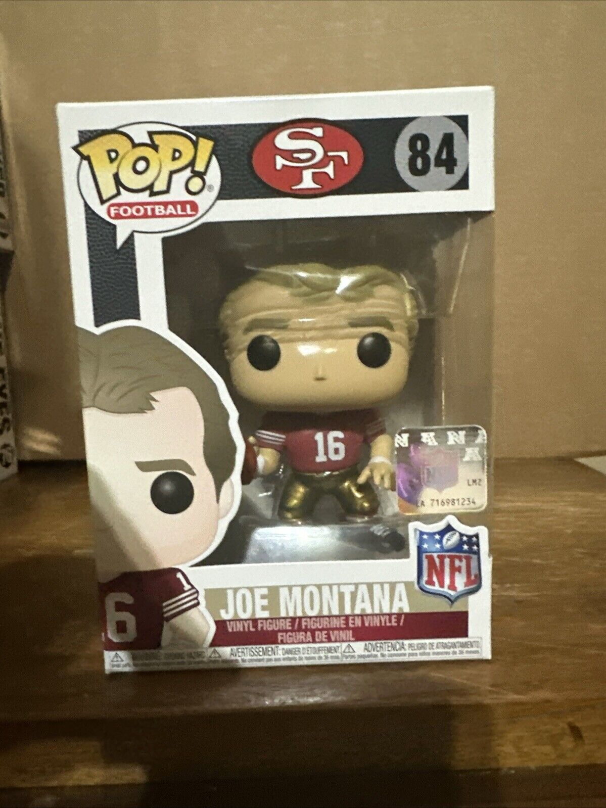 Funko Pop NFL - San Francisco 49ers Joe Montana Bobblehead Figure