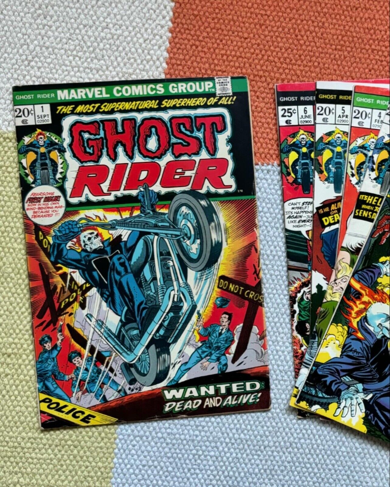 Ghost Rider #1-6 Comic Lot (1973) / #1 Estimated  VG/Fine (5.0) /see description