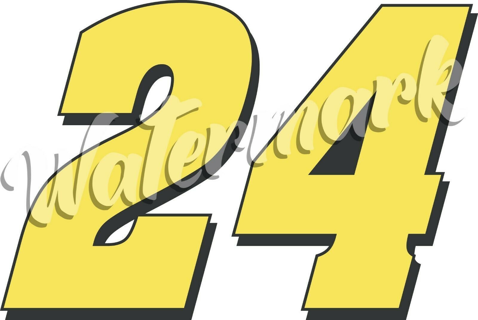 William Byron #24 Nascar Logo Vinyl Decal / Sticker 10 Sizes