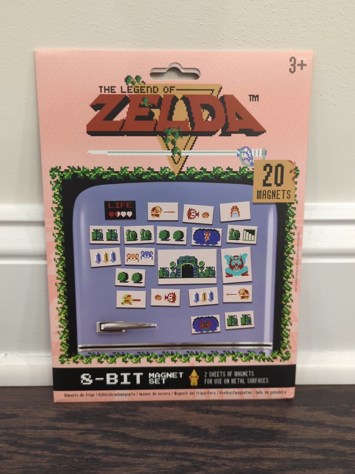 The Legend of Zelda NES Nintendo Refrigerator Magnet Nintendo Official