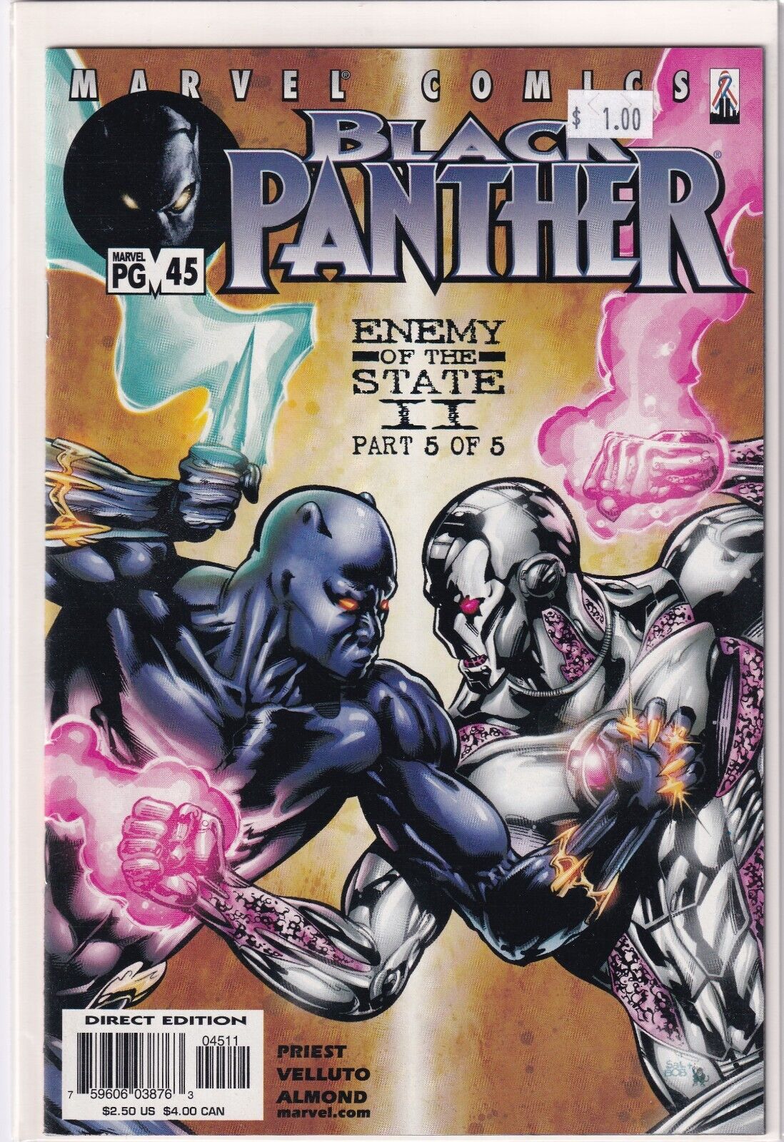 Black Panther #45 Enemy of the State II Marvel Comics (2001) Christopher Priest