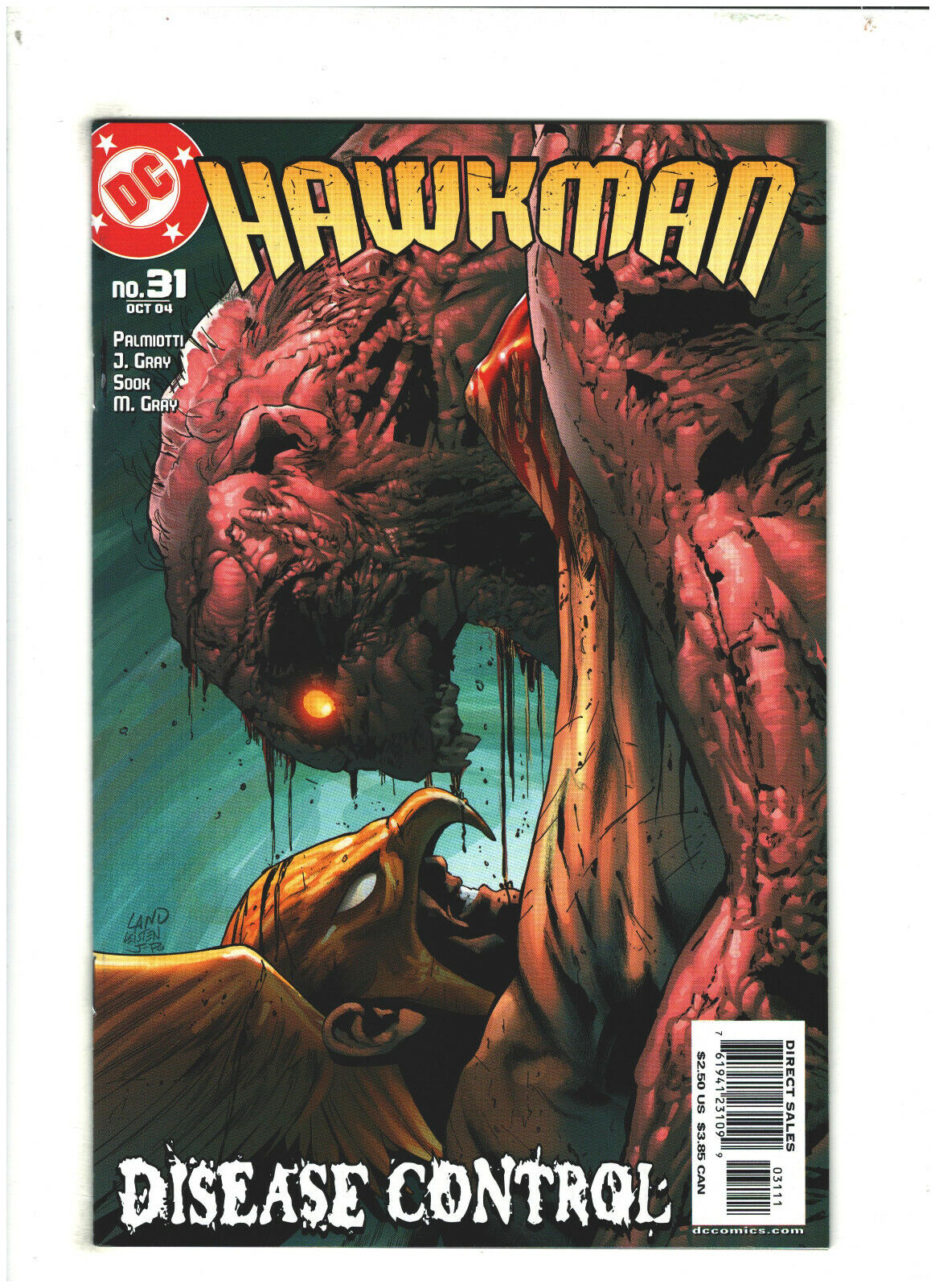 Hawkman #31 NM- 9.2 DC Comics 2004 Greg Land Cover Hawkgirl app.