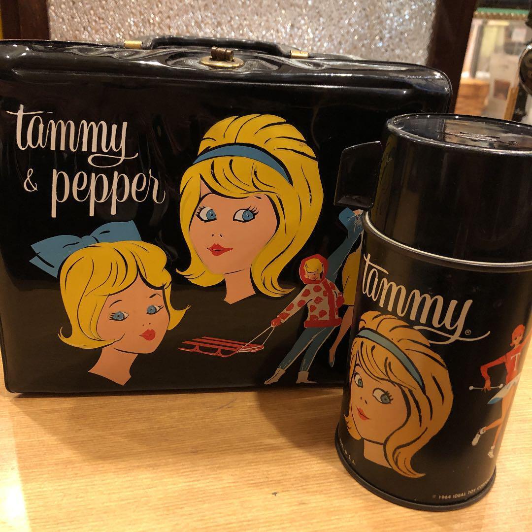 Antique Tammy lunch box with thermos