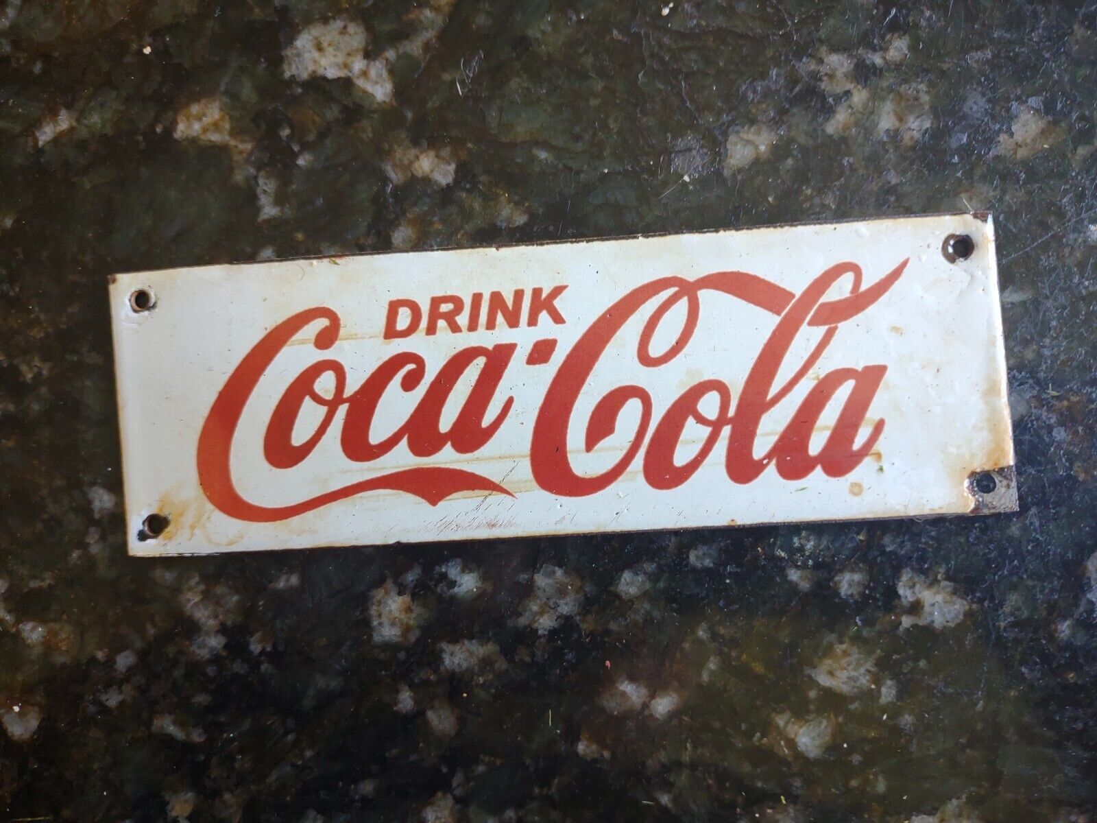 Porcelain Coca-Cola Sign 6\