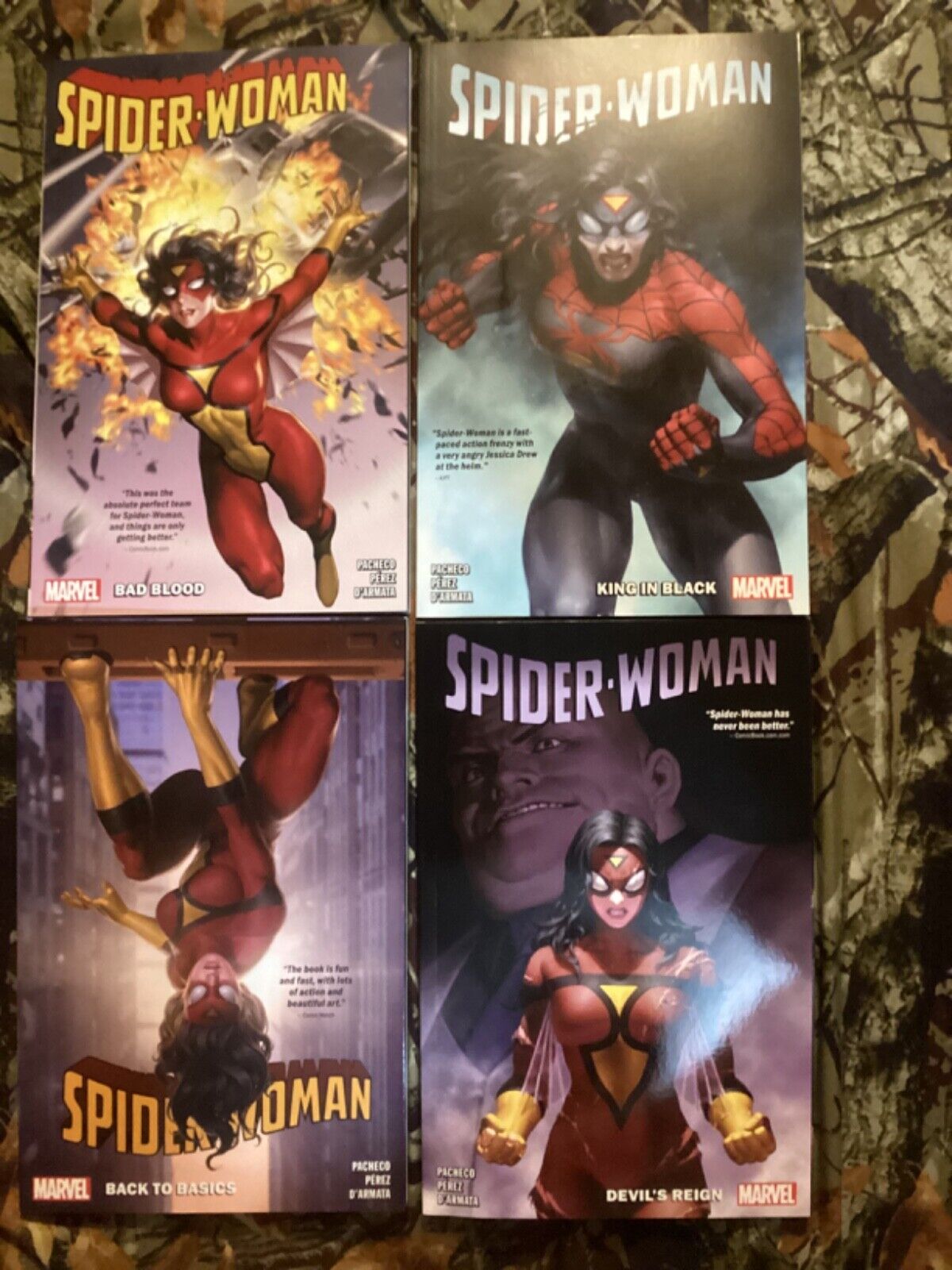 Lot Of 6 Spider-Woman TPB Marvel Graphic Novels 2015 2020