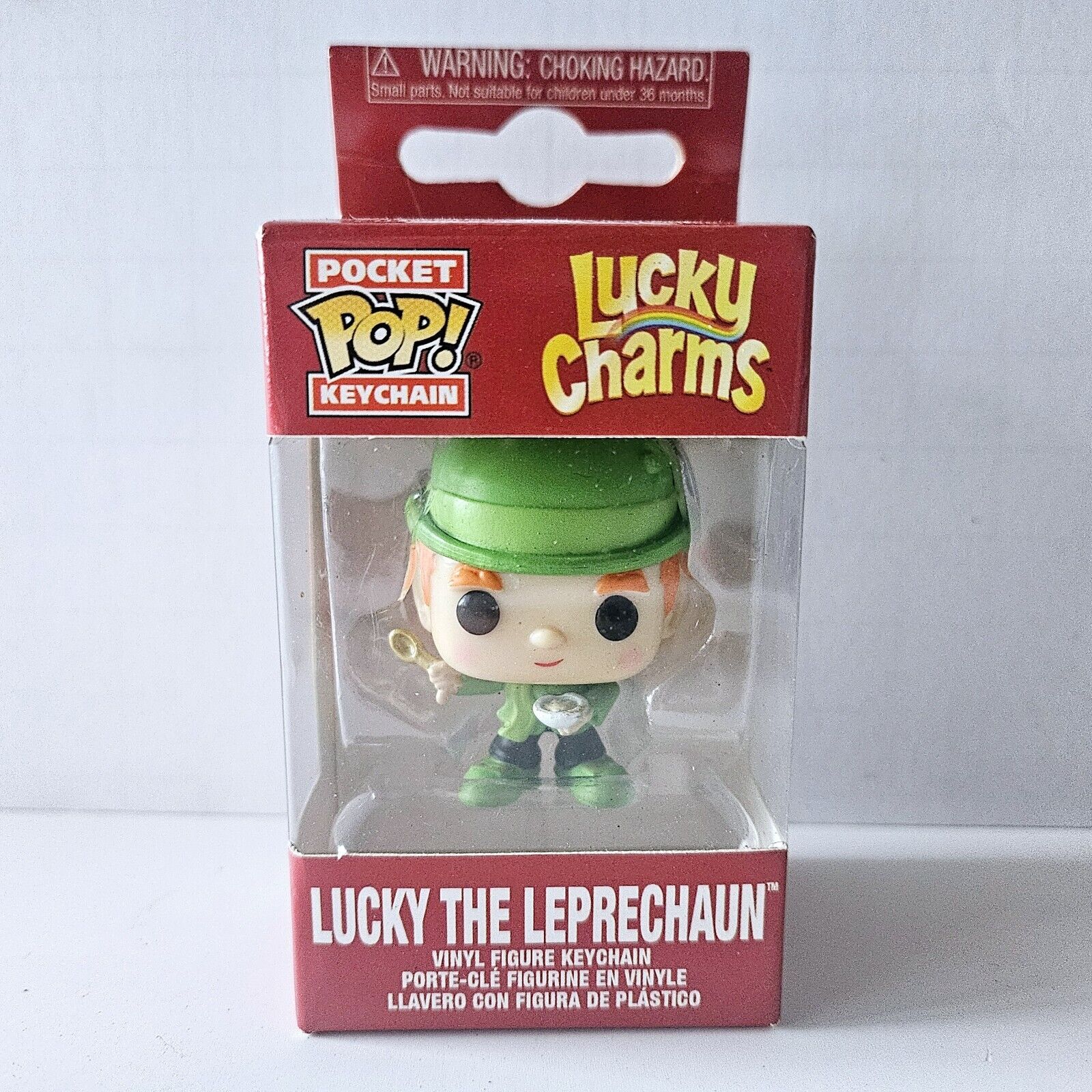 LUCKY CHARMS CEREAL THE LEPRECHAUN FUNKO POCKET POP KEYCHAIN BRAND NEW