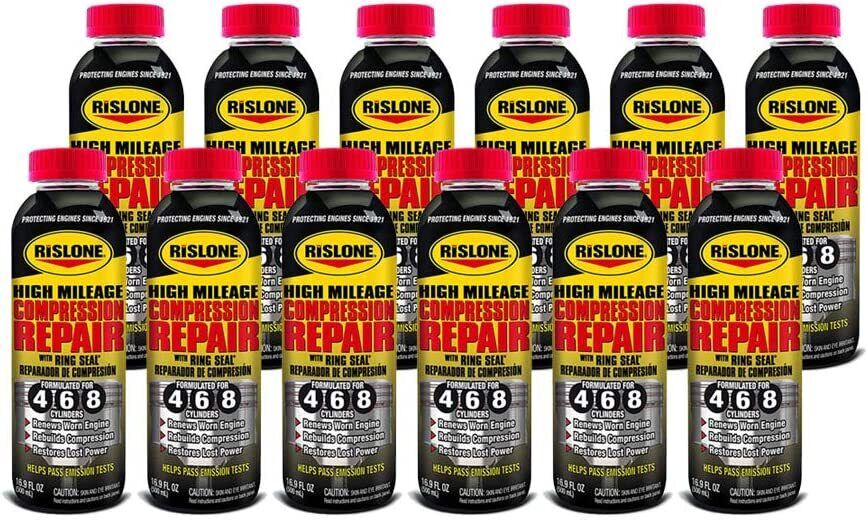 Bar's Leaks Rislone 4447-12PK Compression Repair with Ring Seal - 16.9 oz, 12EA