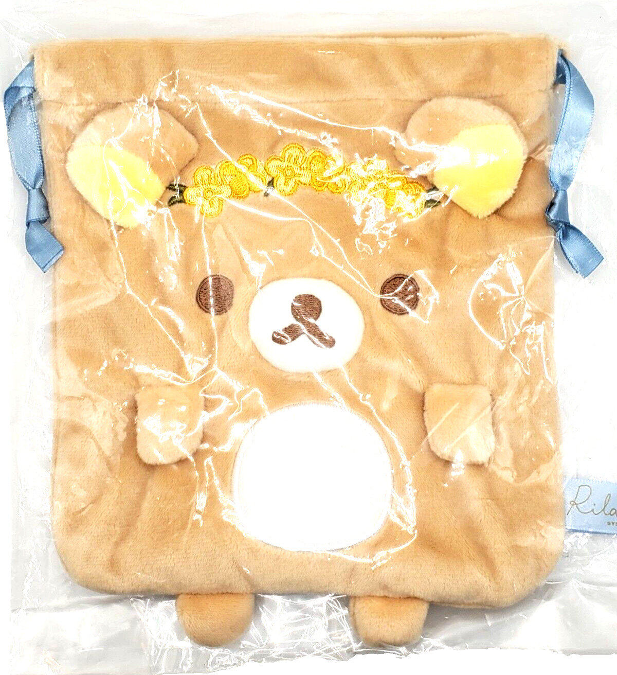 Prize item San-X New Rilakkuma Face Type Drawstring Bag Pouch