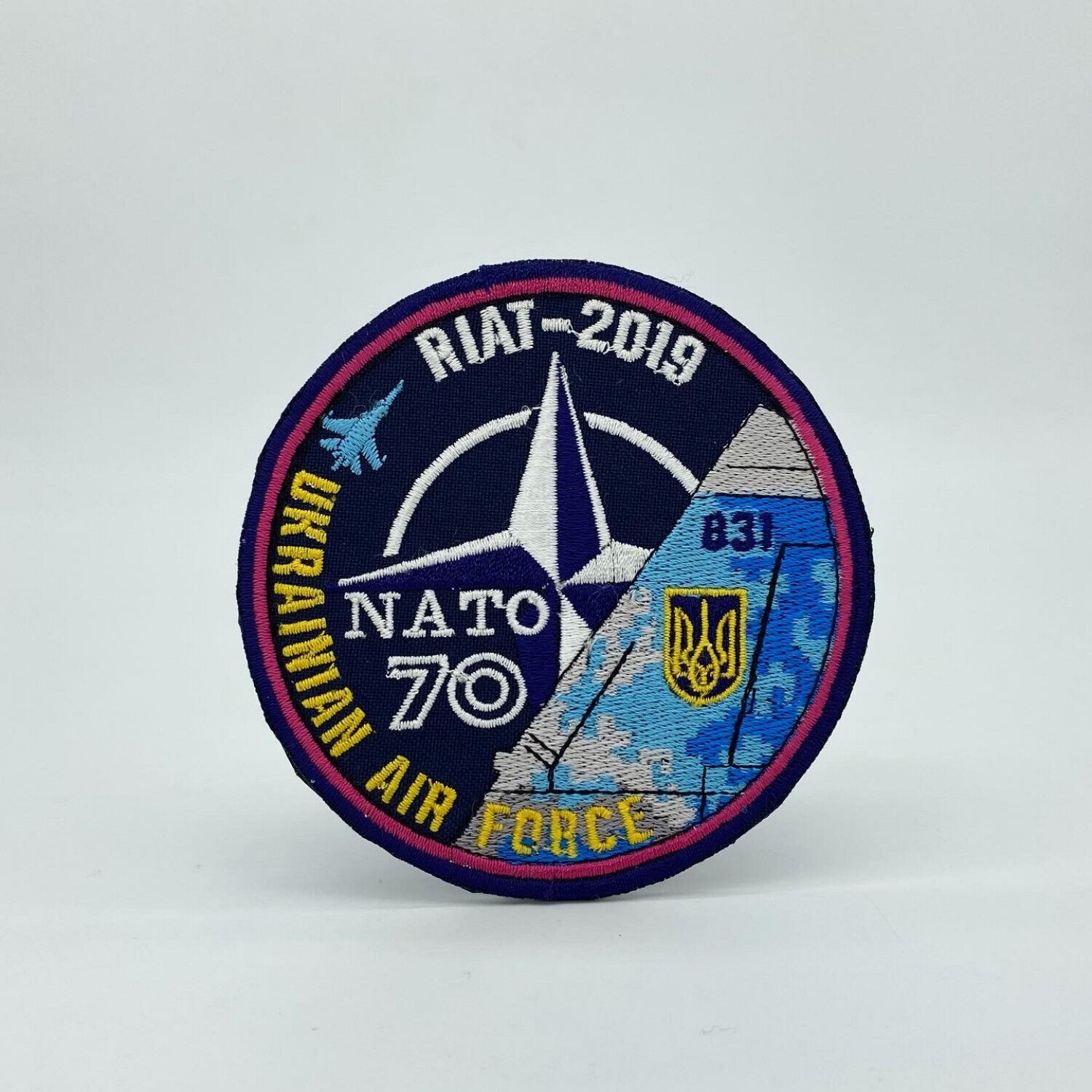 NATO Riat 2019 UAF Aviation Patch Aircraft Patch Ukrainian Air Force.