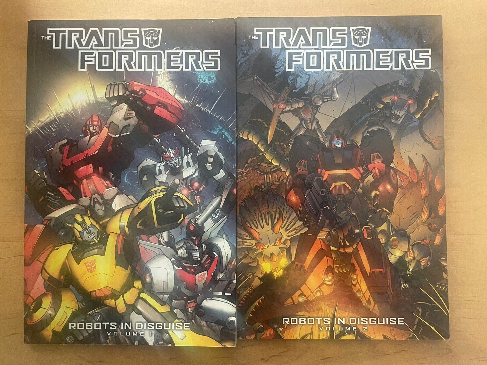 Transformers: Robots in Disguise Vol 1 & 2 TPB Lot (2012) IDW