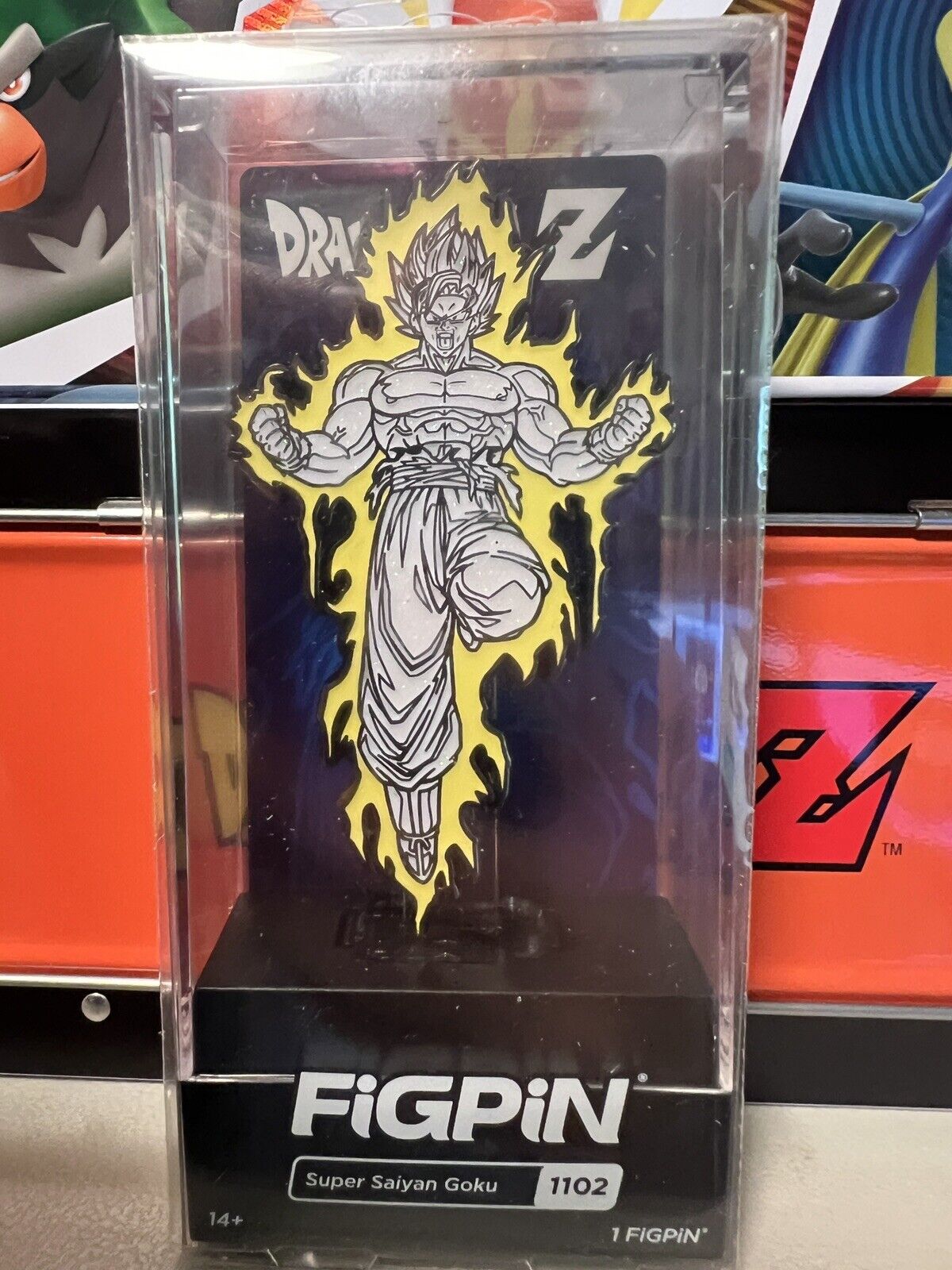 FiGPiN NYCC 2022 Exclusive Super Saiyan Goku Pin (1102) Dragon Ball Z IN HAND