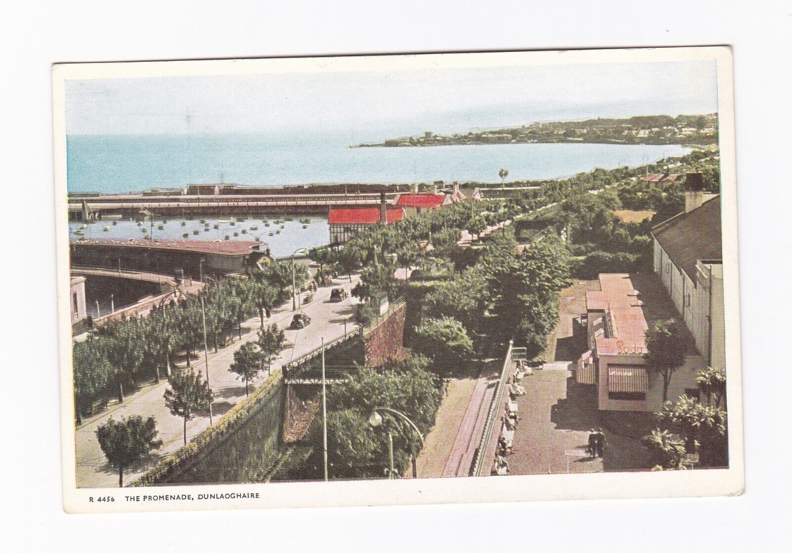 Ireland Vintage Postcard The Promenade, Dunlaoghaire