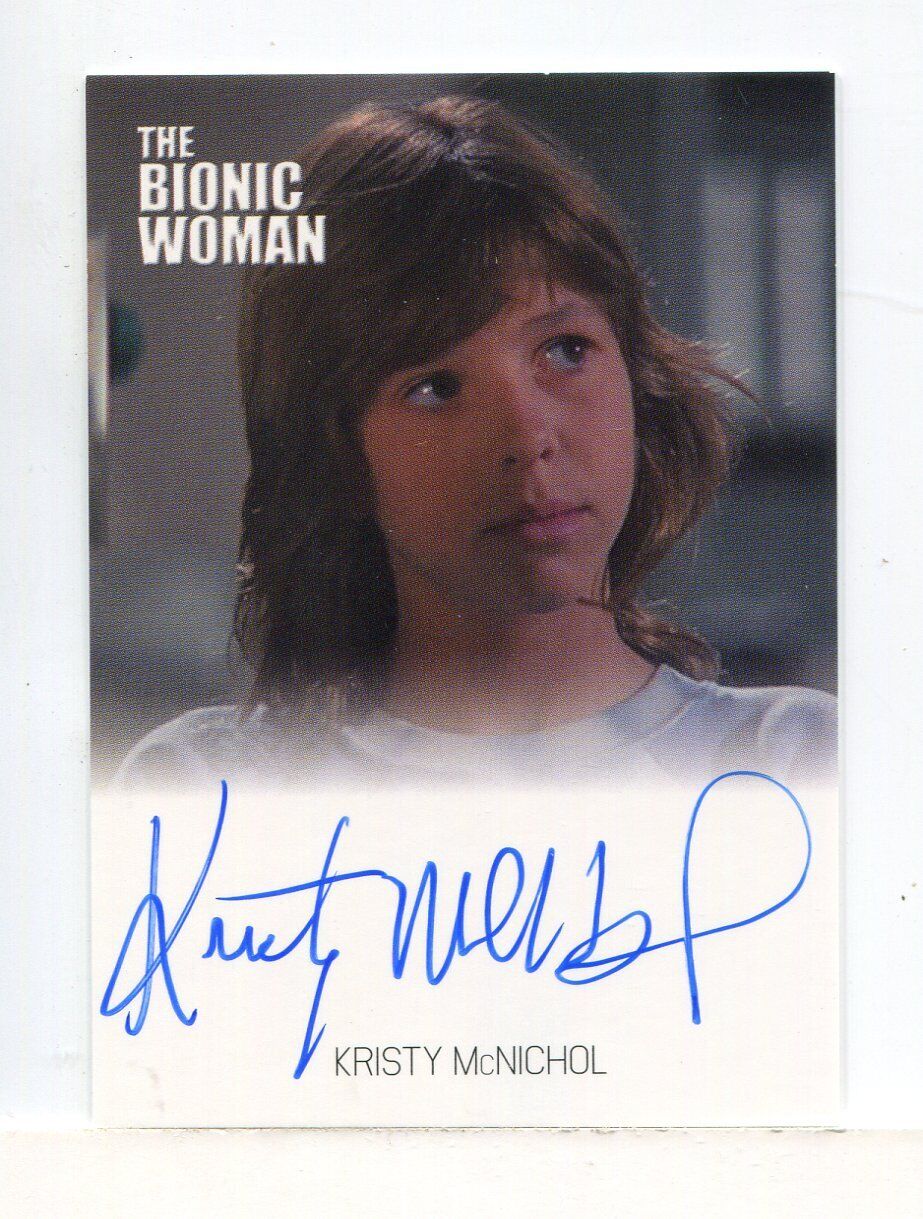 Bionic Collection The Bionic Woman Kristy McNichol Autograph Card