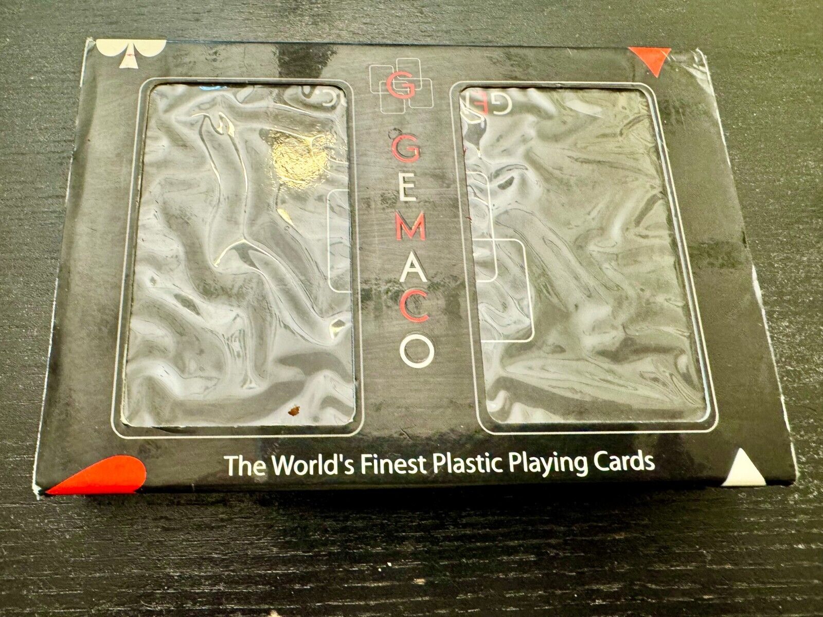 Vintage Gemaco 100% Plastic Playing Cards with Case