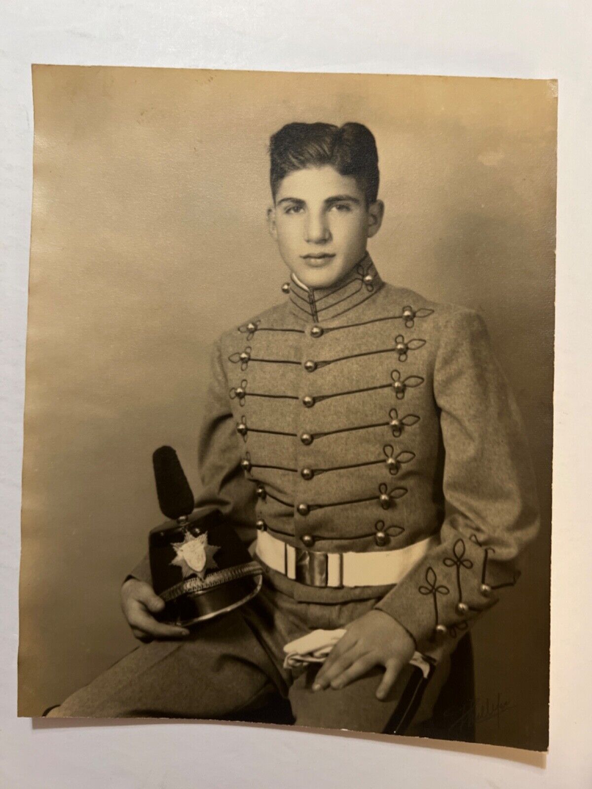 VTG Photo Handsome Male Cadet Soldier Philadelphia Pennsylvania