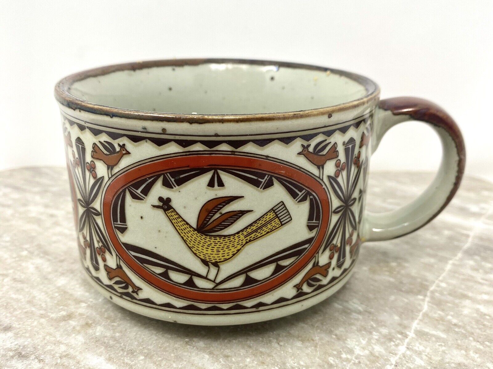 Vintage MCM Takahashi Rooster Coffee Mug Cup 