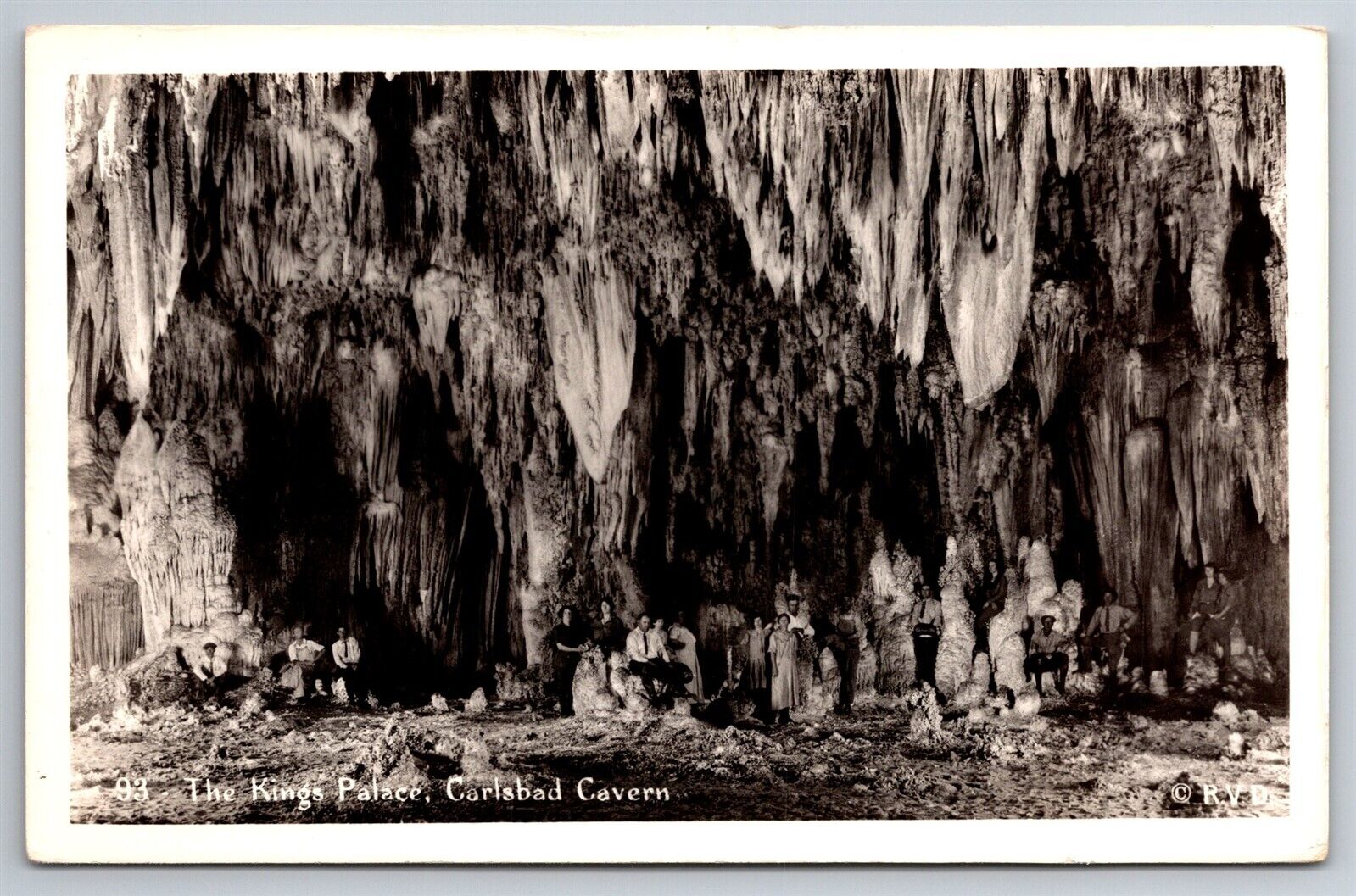RPPC Carlsbad Cavern The Kings Palace NM C1925 Postcard M26