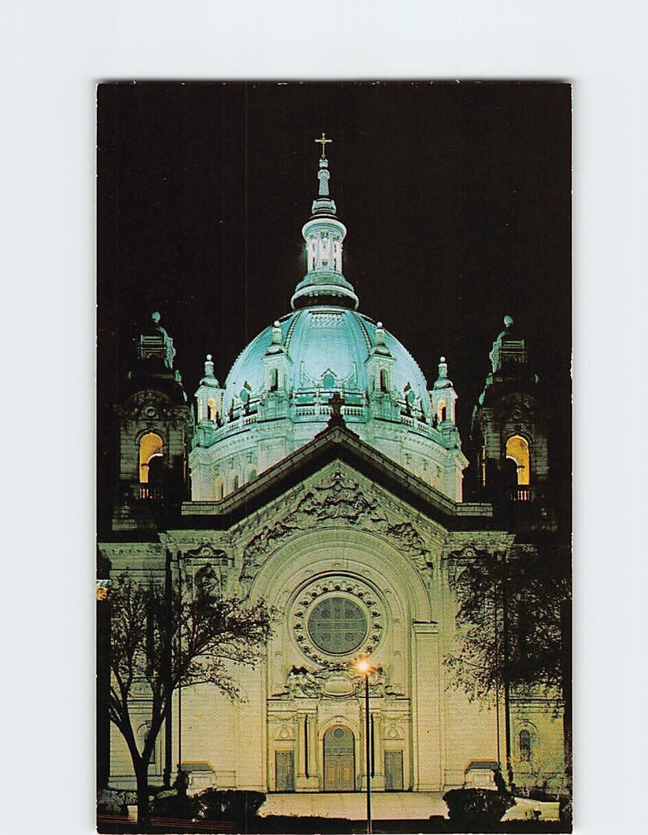 Postcard St. Paul Cathedral St. Paul Minnesota USA