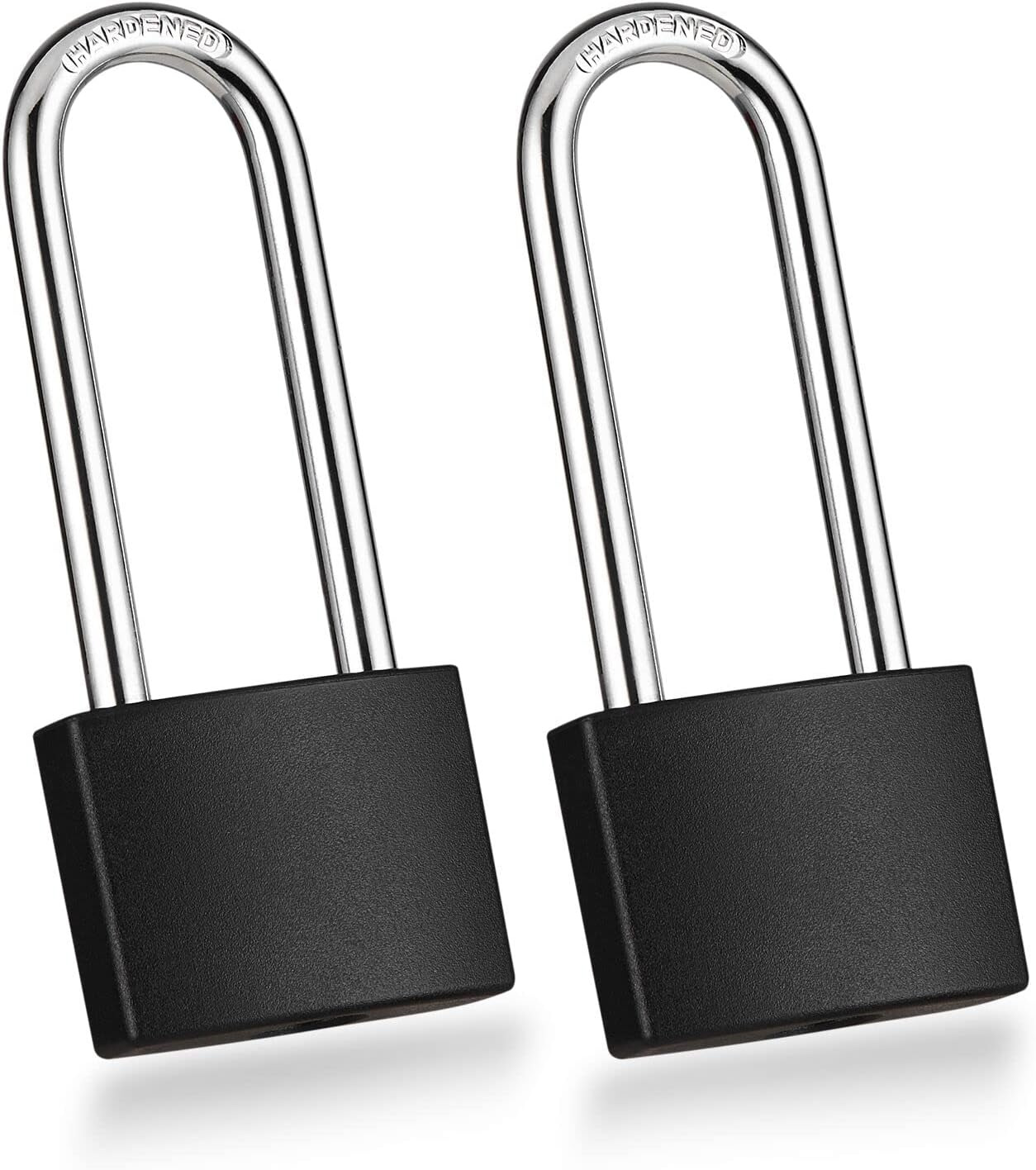 Aluminum Padlock with Key, 2-1/2 Inch Long Shackle Pad Lock with 2 Keys， Lock 