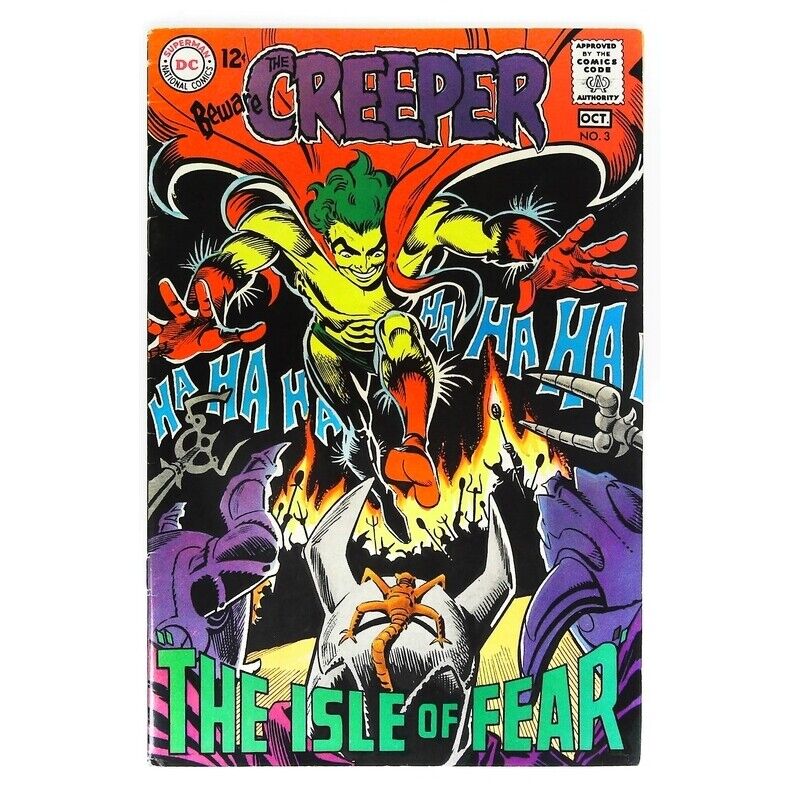 Beware the Creeper (1968 series) #3 in Very Fine condition. DC comics [a@