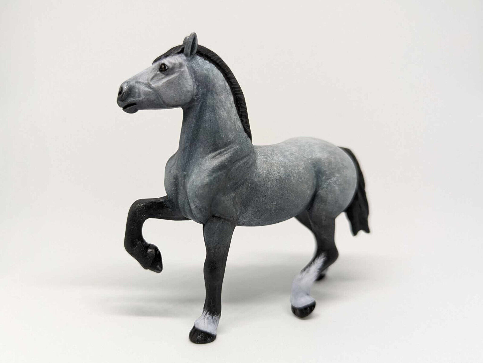Custom Breyer horse stablemate Percheron OOAK