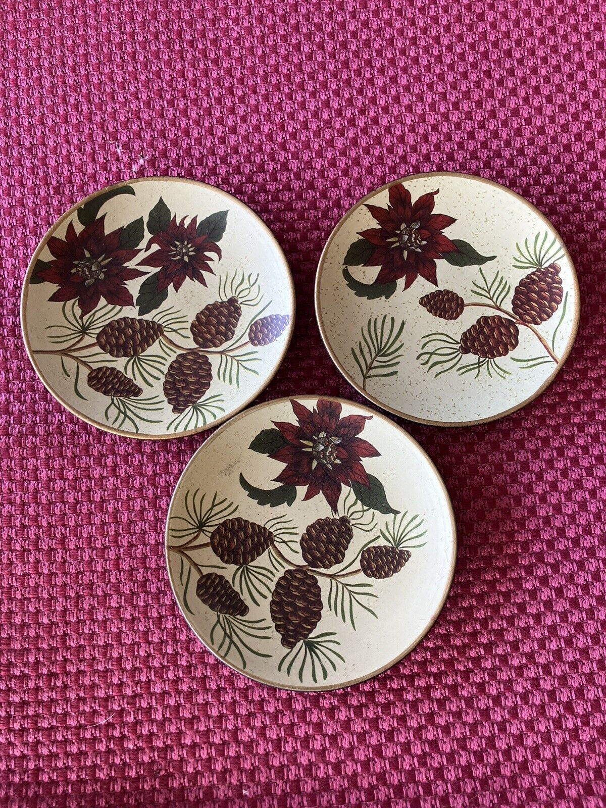 Set Of 3 -small Tii Collections Fall Plates