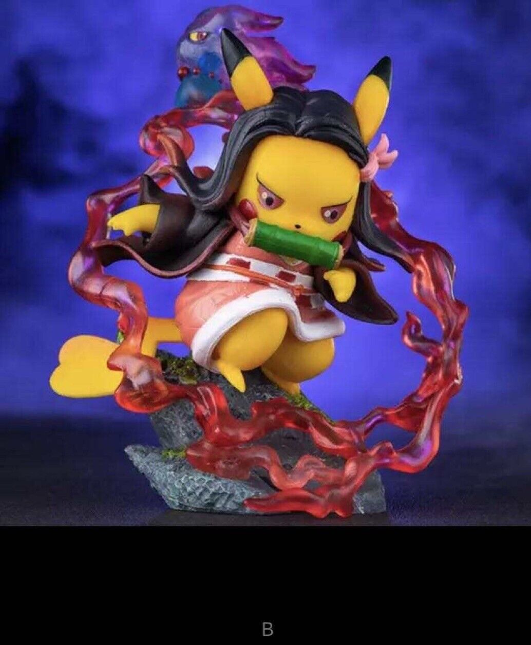 Pokemon Pikachu Nezuko Kamado Demon Slayer Figure No Yaiba x Box U.S Seller