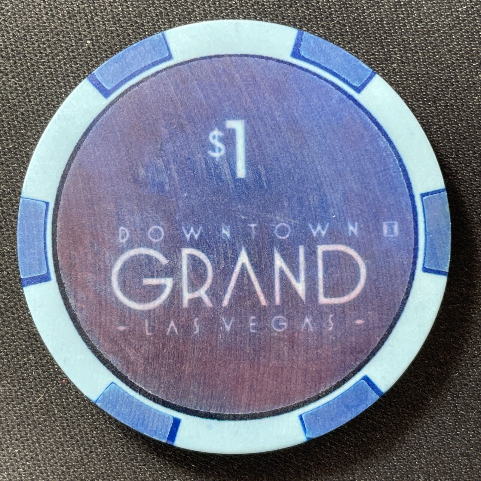 Downtown Grand Las Vegas $1 casino chip house chip 2013 gaming token poker LV1