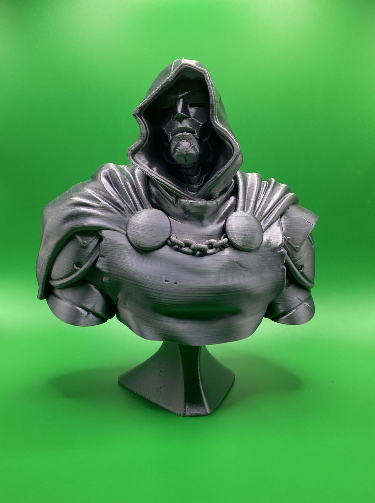 Doctor Doom Statue | 3D Printed | Paintable Plastic Filament | 7 Inches Tall