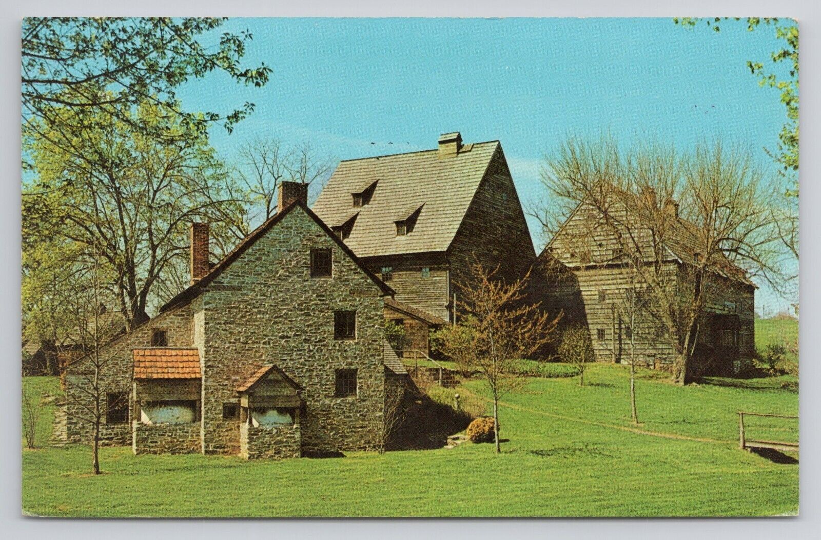Historic Pennsylvania Ephrata Cloister Postcard 3125