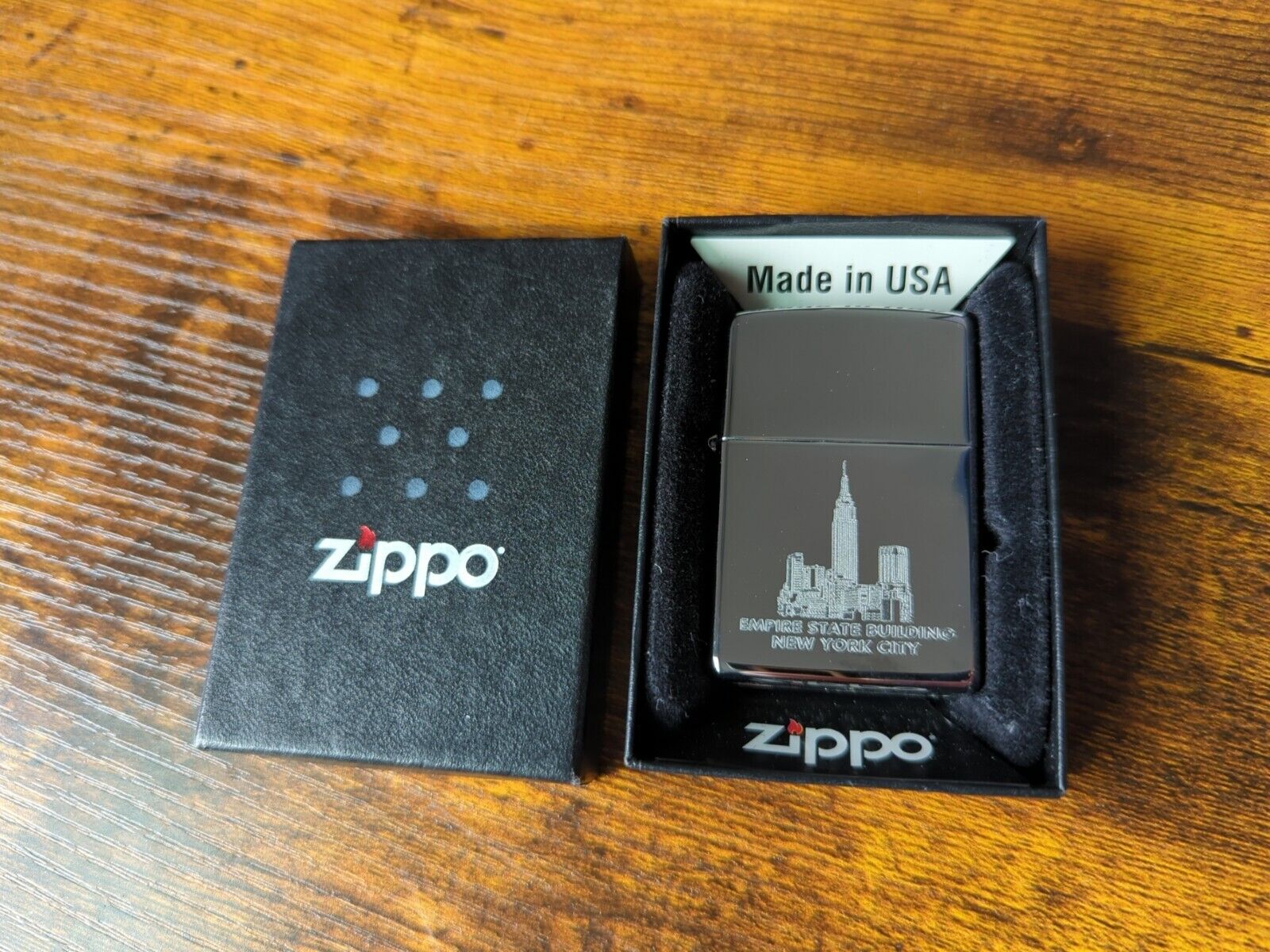 Zippo 2010 Empire State Building New York City Lighter with Box - Unfired