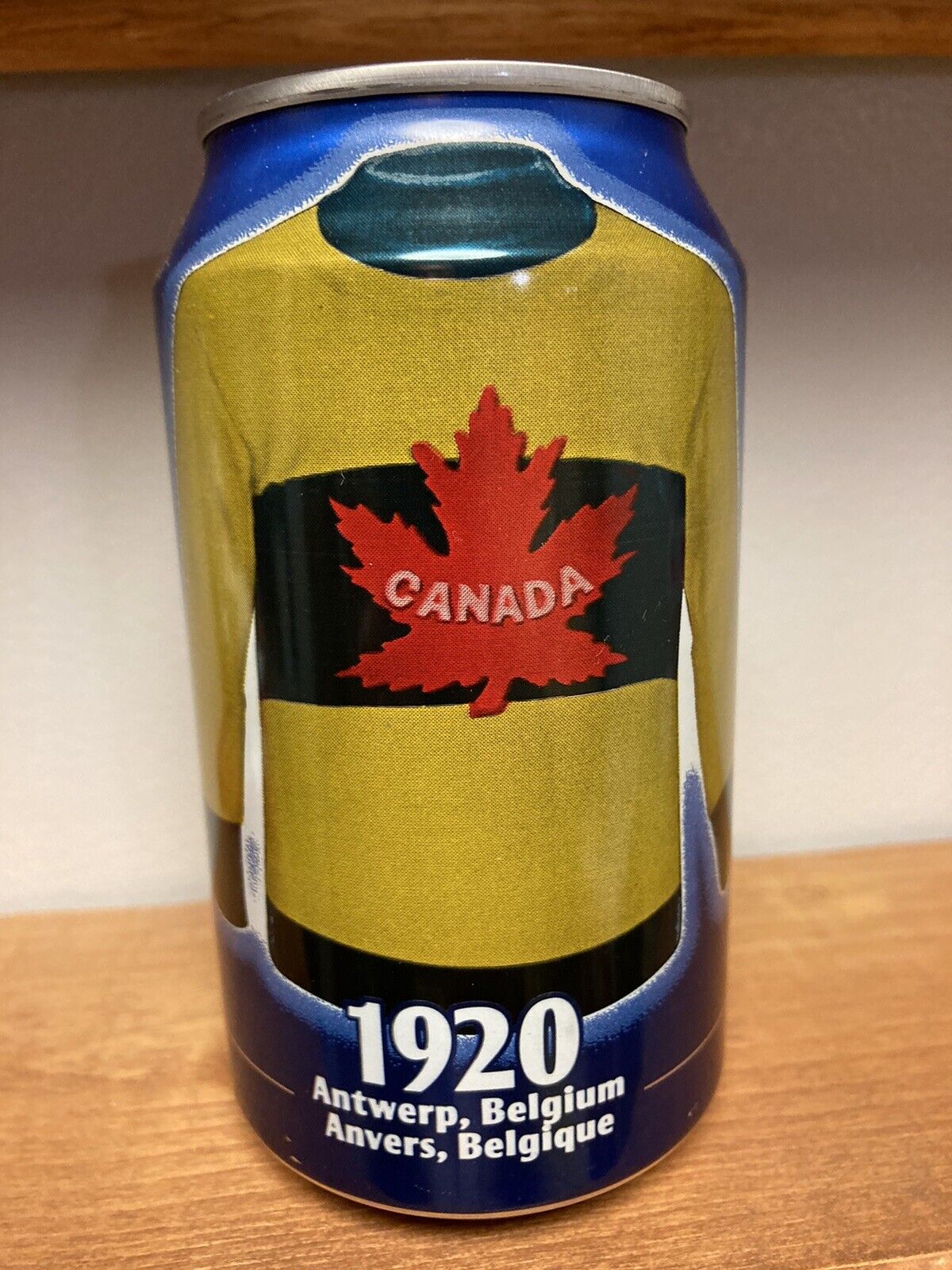 2004 CDN Pepsi  Olympic  Jersey 1920 Antwerp Collector Can. Drained Under Tab