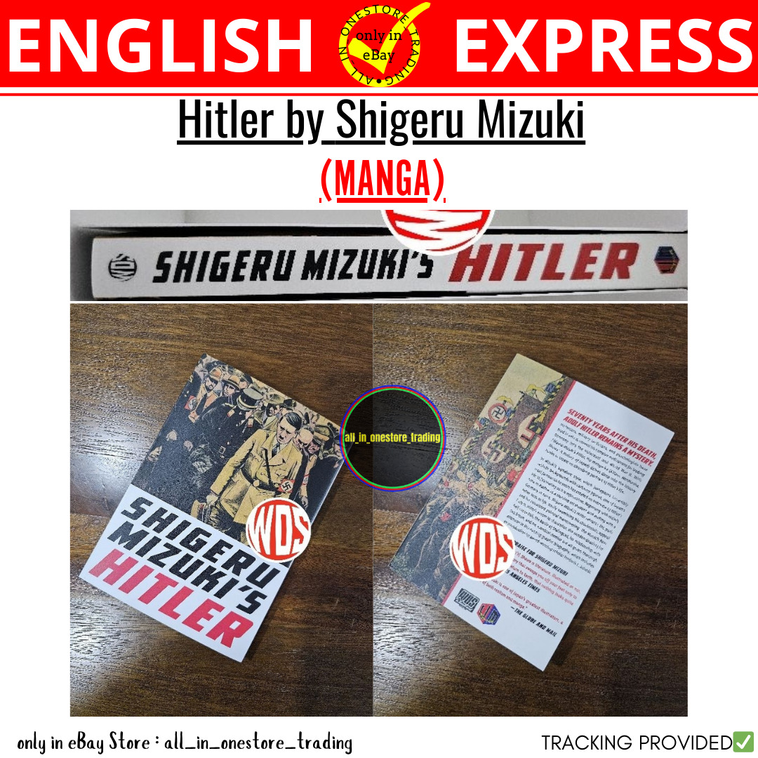 Hitler by Shigeru Mizuki English Version Manga Comic Book ~New & Sealed