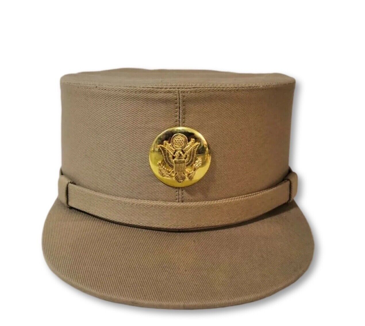 WWII Enlisted Khaki Cotton WAC Hobby Hat | Brand New Reproduction |Various Sizes