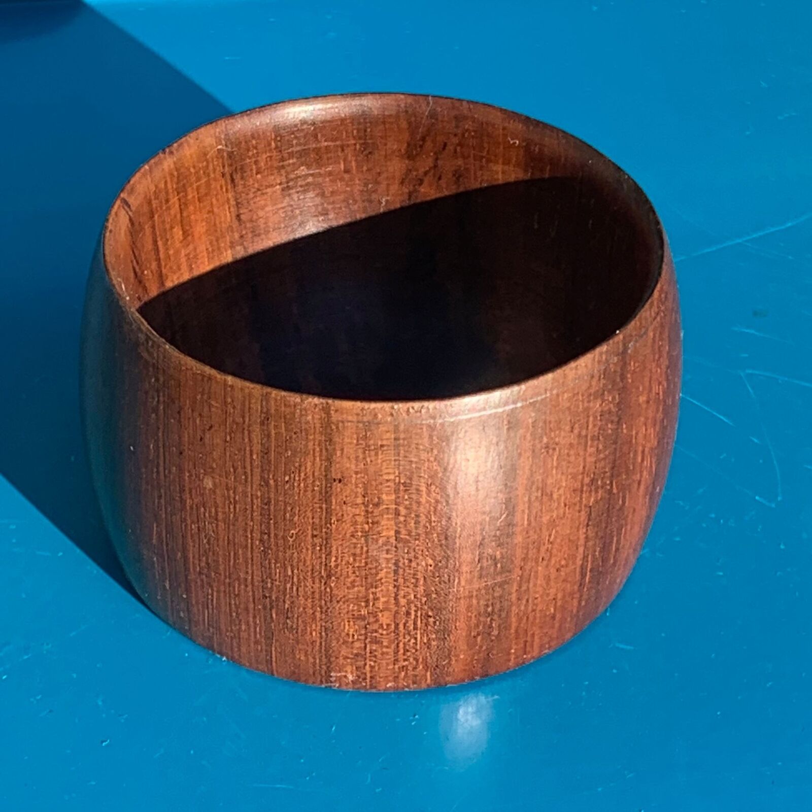 Vintage Hand Turned Costa Rican Cocobolo Rosewood Bowl