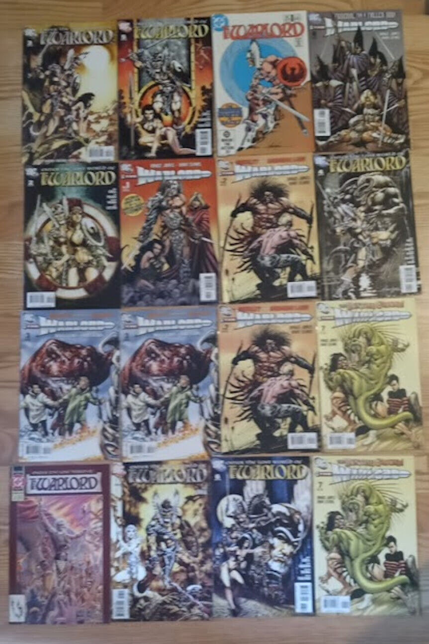 The Warlord.... set of 16 DC Comics